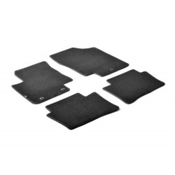 Set tappeti su misura in moquette nero