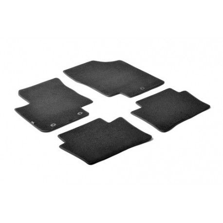 Set tappeti su misura in moquette nero