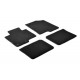 Set tappeti su misura in moquette nero