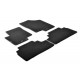 Set tappeti su misura in moquette nero