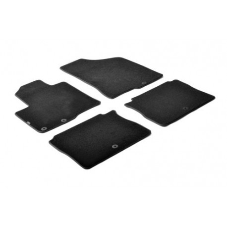 Set tappeti su misura in moquette nero