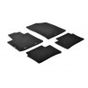 Set tappeti su misura in moquette nero