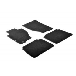 Set tappeti su misura in moquette nero