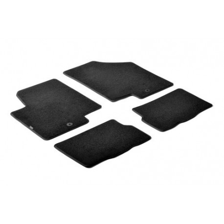 Set tappeti su misura in moquette nero