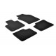 Set tappeti su misura in moquette nero
