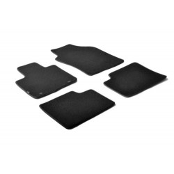 Set tappeti su misura in moquette nero