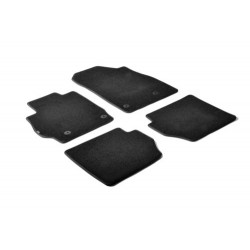 Set tappeti su misura in moquette nero