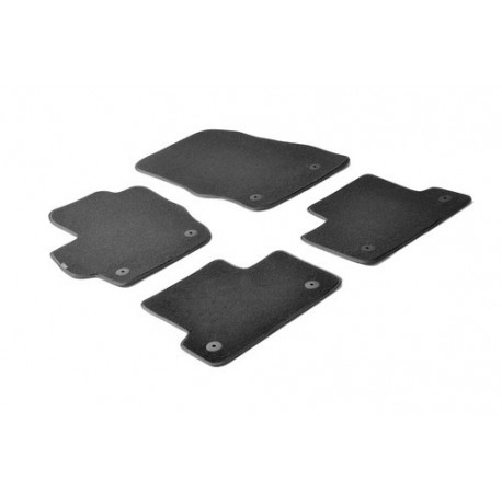 Set tappeti su misura in moquette nero