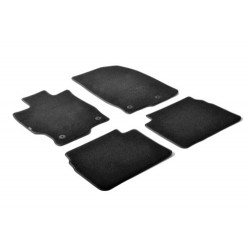 Set tappeti su misura in moquette nero