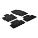 Set tappeti su misura in moquette nero
