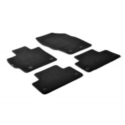 Set tappeti su misura in moquette nero