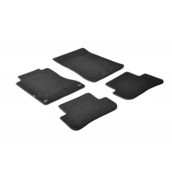 Set tappeti su misura in moquette nero