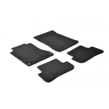 Set tappeti su misura in moquette nero