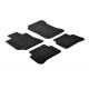 Set tappeti su misura in moquette nero