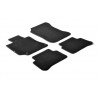 Set tappeti su misura in moquette nero