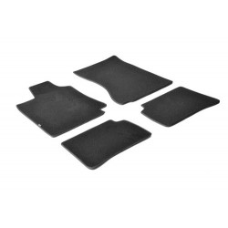 Set tappeti su misura in moquette nero