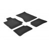 Set tappeti su misura in moquette nero