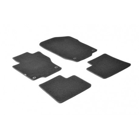 Set tappeti su misura in moquette nero