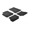 Set tappeti su misura in moquette nero