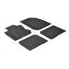Set tappeti su misura in moquette nero
