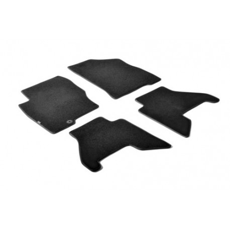 Set tappeti su misura in moquette nero