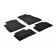 Set tappeti su misura in moquette nero