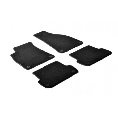 Set tappeti su misura in moquette nero