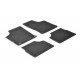 Set tappeti su misura in moquette nero