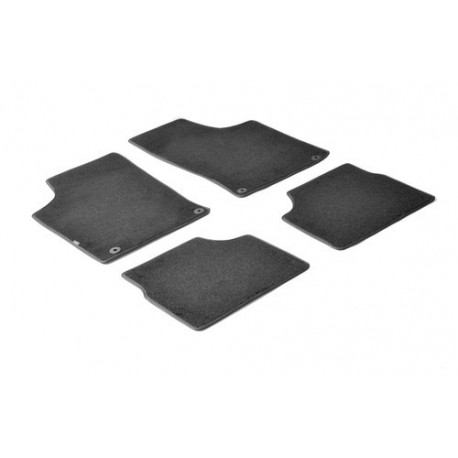 Set tappeti su misura in moquette nero