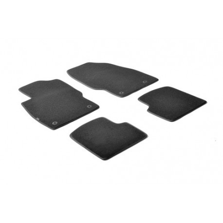 Set tappeti su misura in moquette nero