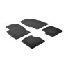 Set tappeti su misura in moquette nero