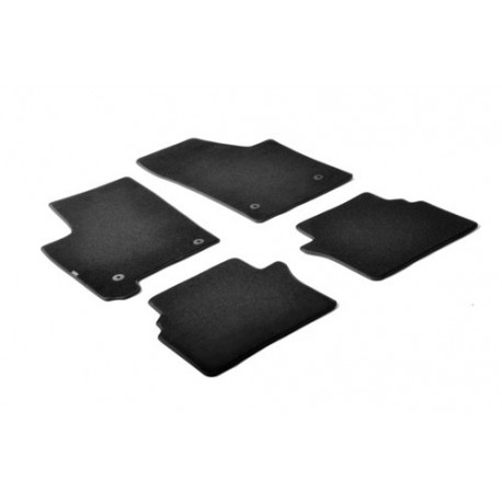 Set tappeti su misura in moquette nero