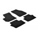 Set tappeti su misura in moquette nero