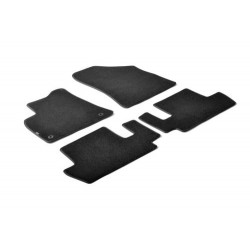 Set tappeti su misura in moquette nero