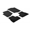Set tappeti su misura in moquette nero