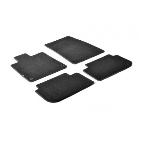 Set tappeti su misura in moquette nero