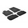 Set tappeti su misura in moquette nero