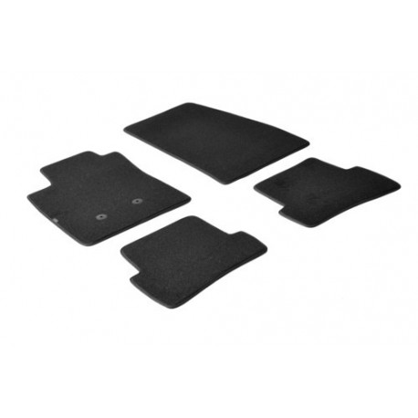 Set tappeti su misura in moquette nero