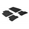 Set tappeti su misura in moquette nero