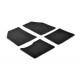 Set tappeti su misura in moquette nero