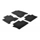 Set tappeti su misura in moquette nero