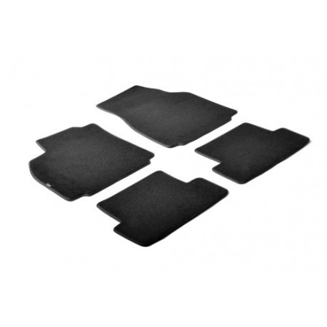 Set tappeti su misura in moquette nero