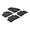 Set tappeti su misura in moquette nero