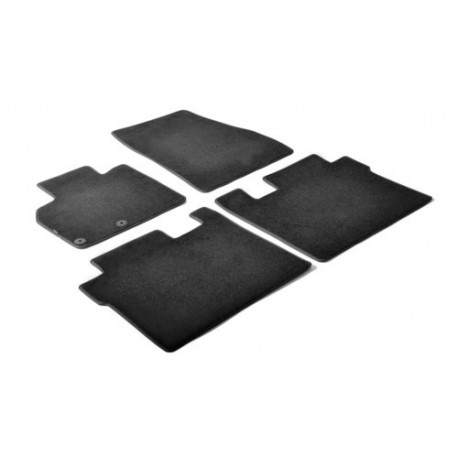 Set tappeti su misura in moquette nero