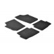 Set tappeti su misura in moquette nero