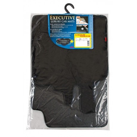 Set tappeti su misura in moquette nero