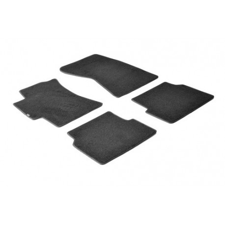 Set tappeti su misura in moquette nero