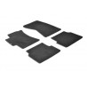 Set tappeti su misura in moquette nero