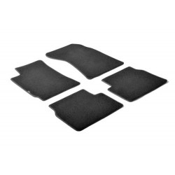 Set tappeti su misura in moquette nero