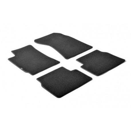 Set tappeti su misura in moquette nero